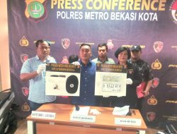 Polres Metro Bekasi Kota Gelar Ungkap Kasus Pelaku Begal Sepeda Motor di Bantargebang dan Perampasan HP di Jatiasih