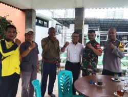 Sinergitas TNI-POLRI Kelurahan Jatimekar Giat Monitoring Wilayah 