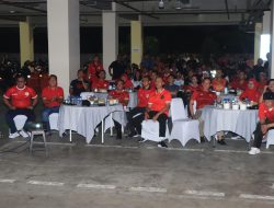 Polres Metro Bekasi Kota Gelar Nonton Bareng Semifinal Laga Sepak Bola Indonesia vs Uzbekistan