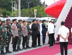 Kapolda Bali dampingi Kapolri dan Panglima TNI Antar Keberangkatan Presiden RI