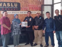 Pengurus Yayasan GANN Sambangi Kantor Bawaslu Kota Bekasi 
