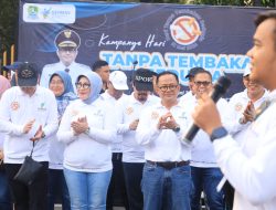 Pj. Wali Kota Bekasi Semarakan Hari Tanpa Tembakau Sedunia di Area CFD.