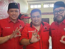 Timur Malaka Kiemas Kader PDI Perjuangan Berikan Apresiasi Kepada Tri Adhianto dan Ono Surono