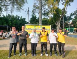 Sinergitas Polri, TNI, dan Masyarakat Bekasi Timur Terjalin Melalui Kegiatan Olahraga Bersama