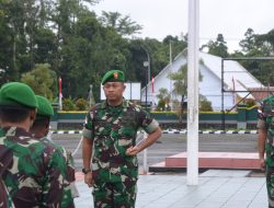 Pimpin Apel Pagi, Dandim 1710/Mimika Tekankan Kembali Kepada Prajurit dan PNS Jauhi Segala Bentuk Perjudian