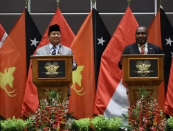 Menhan Prabowo Berkunjung ke Papua Nugini, Temui PM James Marape