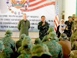 Momen Kedekatan Panglima TNI Bersama Pasukan Multi Nasional Pada Latihan Super Garuda Shield 2024