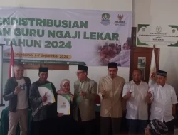 BAZNAS Kota Bekasi Salurkan Pendistribusian Bantuan Guru Ngaji ” Lekar” 2024