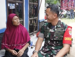 Haru Bahagia Bu Hesni, Penerima Manfaat Rutilahu TMMD 122 Saat Dikunjungi Dandim 0507/Bekasi