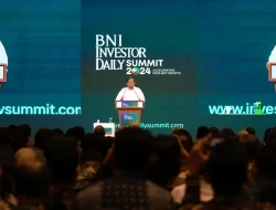 Menhan Prabowo Beri Pandangan di Acara BNI Investor Daily Summit 2024