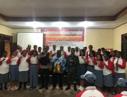 Tanamkan Cinta Tanah Air, Koramil 1714-01/Mulia Berikan Materi Wasbang Pada Siswa SMA dan SMK di Kab. Puncak Jaya