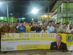 Faisal SE Anggota DPRD Kota Bekasi Fraksi Golkar Sambangi Kota Baru Dalam Rangka Reses DPRD Kota Bekasi Anggaran 2024