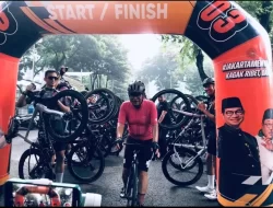 Pramono Anung Ramaikan Bersepeda Menyala, Pilkada Satu Putaran Makin Bergelora