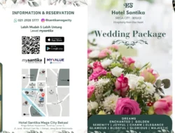 Hotel Santika Mega City – Bekasi Tawarkan Paket Wedding Eksklusif Mulai dari 9.250.000 saja”.