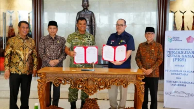 TNI dan PT Agrinas Pangan Nusantara Tandatangani PKS Percepatan Pembangunan KDKMP