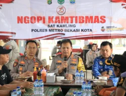 Ngopi Kamtibmas Bersama Warga RW. 13 Bekasi Utara Bersama Kapolres Metro Bekasi Kota