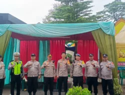 Wakapolres Metro Bekasi Kota Cek Kesiapan Pos Pantau KM 6B Arus Balik 