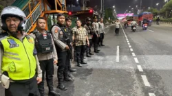 Antisipasi Begal dan Tawuran, Polres Metro Bekasi Kota Gencarkan Patroli Skala Besar di Jalan Ahmad Yani
