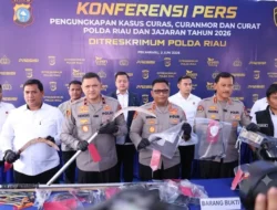 Polda Riau Bongkar 1.333 Kasus Kejahatan Jalanan, 525 Tersangka Diamankan 