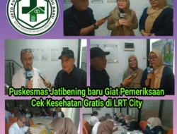 Puskesmas Jatibening Baru Hadirkan Cek Kesehatan Gratis di LRT City Bekasi