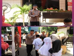 Berbagi Kebahagiaan Bersama Anak Yatim, HUT Bhayangkara ke-80 di Polsek Bekasi Barat Dihadiri Direktur Siber Polda Metro Jaya