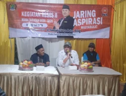 Reses di Jakasampurna, Fendaby Surya Putra Siap Kawal Aspirasi Pembangunan, PIP dan BPJS PBI