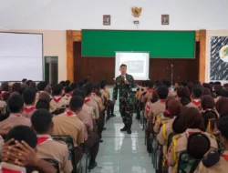 Bentuk Generasi Tangguh, Persami KKRI Kodim 0808/Blitar Bekali Pelajar Materi Bela Negara Hingga Survival
