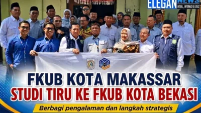 FKUB Kota Bekasi Bagikan Strategi Membangun Kerukunan kepada FKUB Kota Makassar