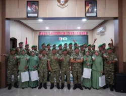 Perkuat Kinerja Satuan, Kodim 0808/Blitar Gelar Upacara Sertijab Danramil Dan Pindah Satuan