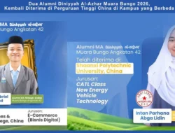 Dua Alumni Diniyyah Al-Azhar Muara Bungo Diterima di Perguruan Tinggi China, Tekuni Bisnis Digital dan Teknologi Kendaraan Energi Baru