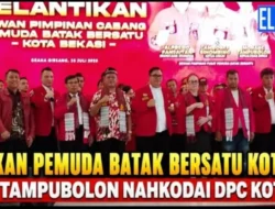 Muslim Tampubolon Resmi Nahkodai DPC Pemuda Batak Bersatu Kota Bekasi