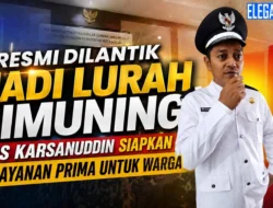 Resmi Dilantik Jadi Lurah Cimuning, Aos Karsanuddin Siap Wujudkan Pelayanan Prima untuk Warga