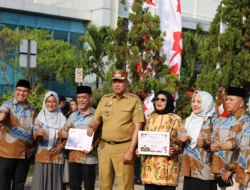 Wali Kota Serukan Peningkatkan Kinerja, Perkuat Sinergi dan Beri Apresiasi Berbagai Prestasi dimoment Apel Pagi