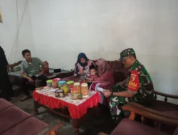 Pencegahan Stunting, Serma Aminoto Dampingi Nakes Dan Perangkat Desa Tegalrejo