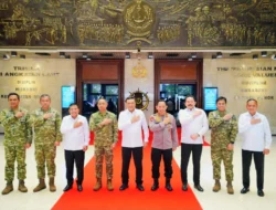 Kapolri Bersama Menko Polkam dan Pimpinan Lembaga Negara Perkuat Kebersamaan di Mabes TNI AL