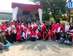 Semarak HUT RI ke-81, Warga Bantargebang Kompak Senam Bersama, Lurah Apresiasi UPB atas Penghijauan