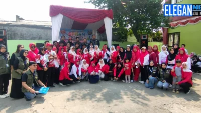 Semarak HUT RI ke-81, Warga Bantargebang Kompak Senam Bersama, Lurah Apresiasi UPB atas Penghijauan
