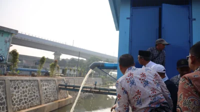 Turap Bumi Bekasi Baru Selesai Dibangun, Kurangi Dampak Banjir Rawalumbu