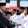 Kukuhkan Paskibraka Kota Bekasi, Wali Kota Pesan Jadikan Kebanggaan Orang Tua