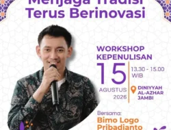 Diniyyah Al-Azhar Jambi Gelar Workshop Kepenulisan Bersama Bimo Logo Pribadianto