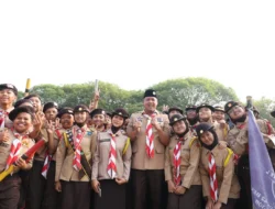 Ratusan Anggota Pramuka Bekasi Bermalam di Kantor Pemkot, Sambut Hari Pramuka ke-65