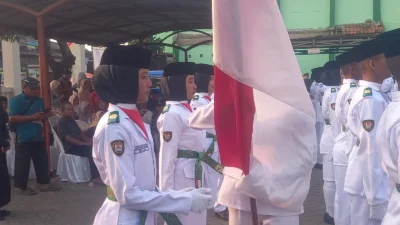 Resmi Dikukuhkan, 38 Paskibraka Kecamatan Setu Siap Kawal HUT ke-81 Kemerdekaan RI