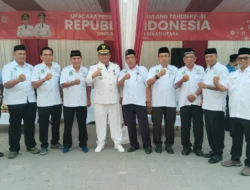 Wahyu, BK.SE Ketua LPM Kota Bekasi Hadiri Upacara HUT RI Ke-81 dari Kecamatan sampai Alun-Alun Kota Bekasi