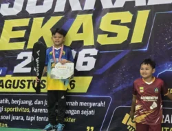 Kejurkab PBSI Kabupaten Bekasi, Ananda Jef Raih Juara Pertama