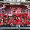 Momen HUT RI 81 Wawali Harris Bobihoe Hibur Emak-Emak Bojong Menteng
