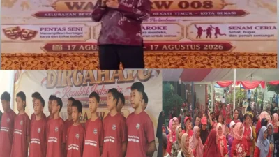 Meriahnya Panggung Gembira RW.08 Bekasi Jaya, Warga Guyup Rayakan HUT RI ke-81   