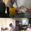 Jaga Jakarta On The Spot, Kapolsek Bekasi Barat Kunjungi Warga Sakit dan Lansia di Jakasampurna