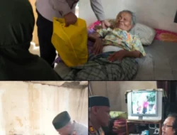 Jaga Jakarta On The Spot, Kapolsek Bekasi Barat Kunjungi Warga Sakit dan Lansia di Jakasampurna