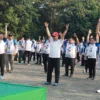 Kepala BKN Prof. Zudan Ikuti Senam Bersama di Plaza Pemkot Bekasi, Ingatkan ASN untuk Bersyukur dan Tingkatkan Produktivitas
