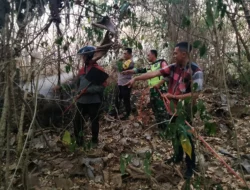 Cepat Tanggap, Babinsa Koramil Sutojayan Bersama Tim Gabungan Berhasil Padamkan Karhutla 2 Hektar Di Blitar